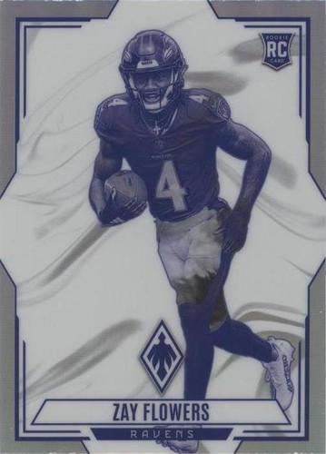 Zay Flowers 07/35 2023 Panini Phoenix Contours Parallel #CON-12 SP