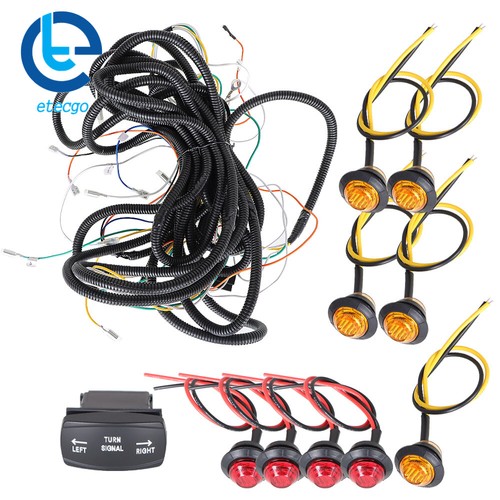 Universal Rocker switch Turn signal Kit Fit For 2014-2020 Polaris RZR XP 4 1000 - Picture 5 of 8