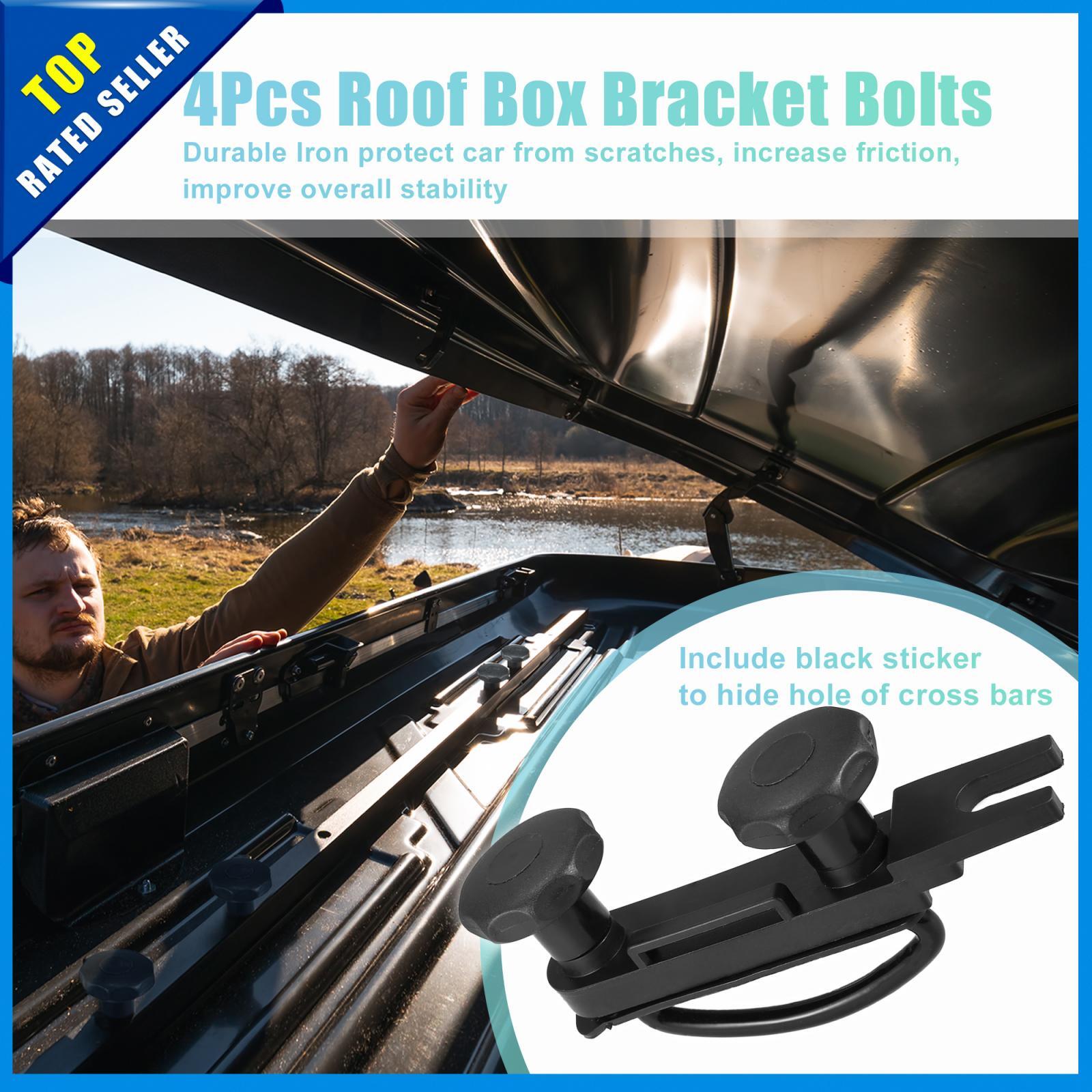 Universal Roof Box U Bolt Clamps Rooftop Cargo Carrier Rack Bolts 85mm