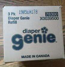 Playtex Diaper Genie Refill Bags 3 Pack- X0039500 NEW IN BOX