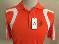 San Francisco Giants Antigua Mens Polo Shirt S White Orange World Series San Francisco Giants Antigua Mens Polo Shirt S White Orange World Series