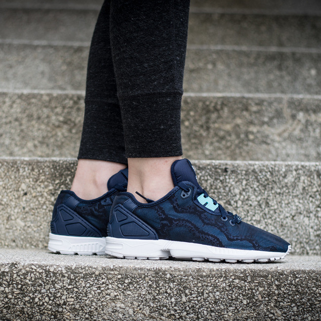 adidas flux blau damen