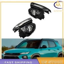 For Chevy Traiblazer 2021 2022 2023 Clear Left&Right Halogen Headlights W/DRL