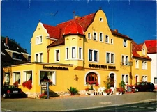 6x4" Postcard Germany - Hotel-Gasthof Goldenes Pass - Rothensburg on der Tauber