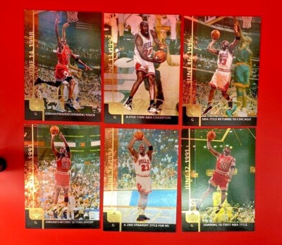 末年 12 Upper Deck SP コンプリセット Jordan NBA Upper deck Michael Jordan June12 1991 Soaring To First NBA