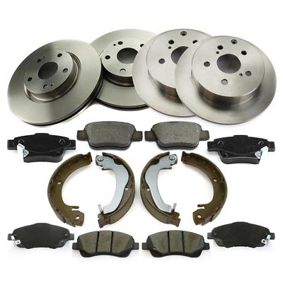 NB PARTS Bremsscheiben + Beläge + Backen Set 10043680 - Komplettset Hinten