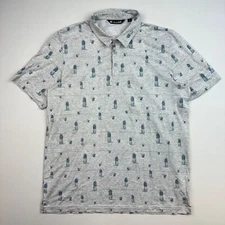 Travis Mathew Havana Nights Polo Shirt Mens XL Anthem Country Club Golf Casual