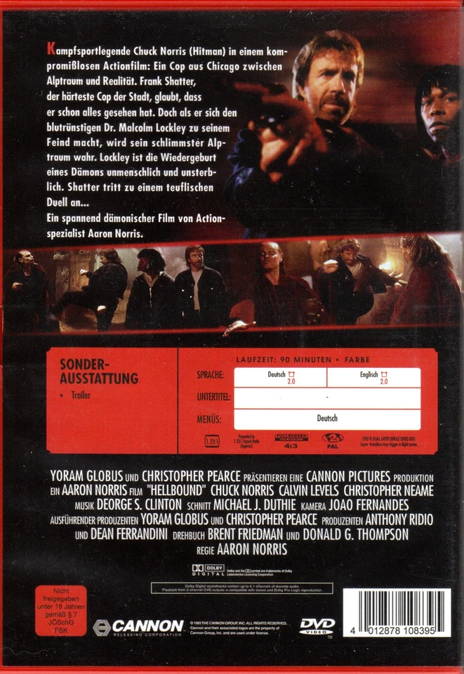 Hellbound , 100% uncut , new & sealed , Chuck Norris , Calvin Levels - Image 2 of 2