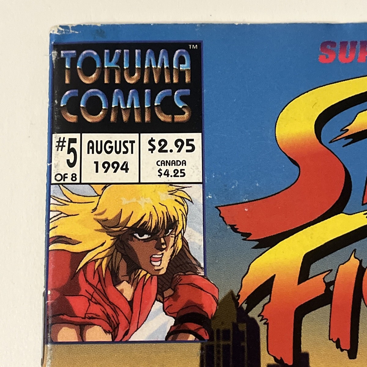 Street Fighter II #5 Tokuma Comics 1994 Super Action Series By