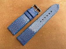 Blue Stingray Watch Strap Band 16mm 18mm 19mm 20mm 21mm 22mm 23mm 24mm 26mm