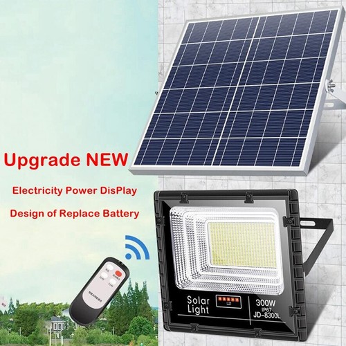 Waterproof 25W-300W Solar LED Floodlight With Display Remote Control Street Lamp - Picture 6 of 14