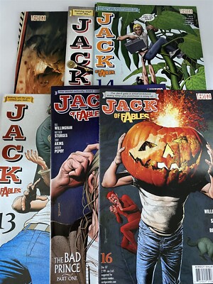 JACK OF FABLES #7 12 13 14 15 16 17 Bundle Job Lot 6 DC Vertigo Comics 2007 VF