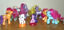 Mixed Lot of 8 My Little Pony Figures Mcdonalds Toys B139