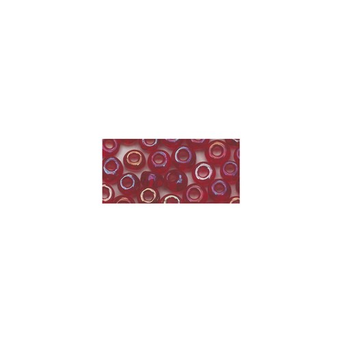 Rocailles, 2,6mm Ø, Transparent Glänzend, Rot Wein, Im Feld 17 G - Bild 2 von 2