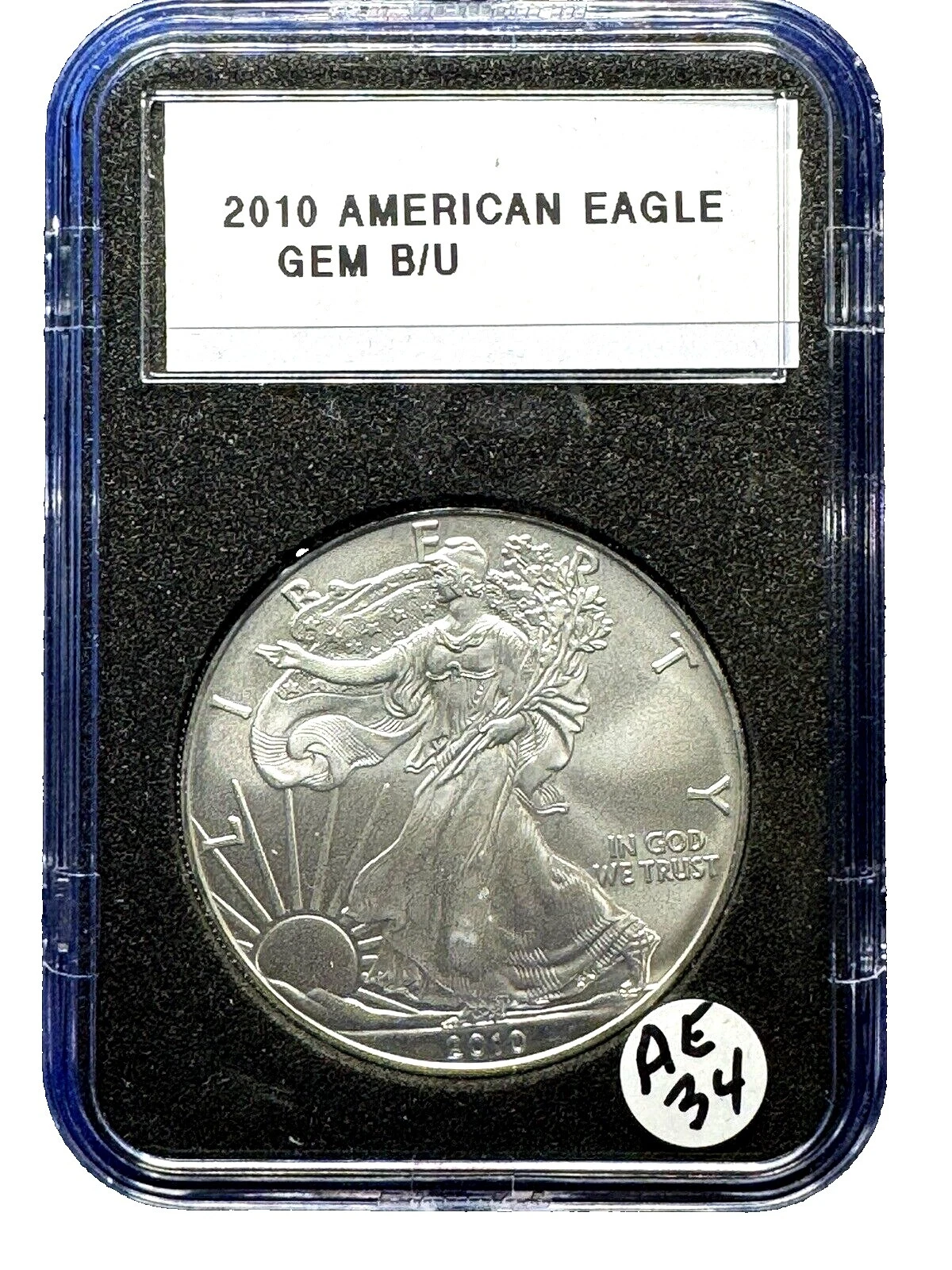 American Eagle sin certificar 2010 monedas de plata