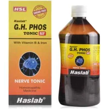 Haslab G H Phos Tonic Tonic with Vitamin B (Sugar Free) (115ml) Free Shipping