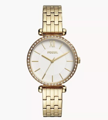 Fossil Damen Armbanduhr Tillie 36mm | BQ3498 Edelstahl/Goldfarben | NEU & OVP
