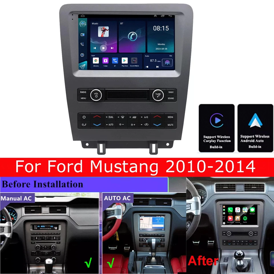 Android 13.0 для Ford Mustang 2010-2014 автомобильное радио 9,7 «GPS-навигация Carplay - Изображение 2 из 4