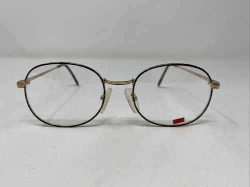 Eyewear YALE GOLD 52-17-135 Demi Green/Gold Metal Full Rim Eyeglasses Frame V139