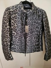 Armani Collezioni Leopard Down Puffer Jacket