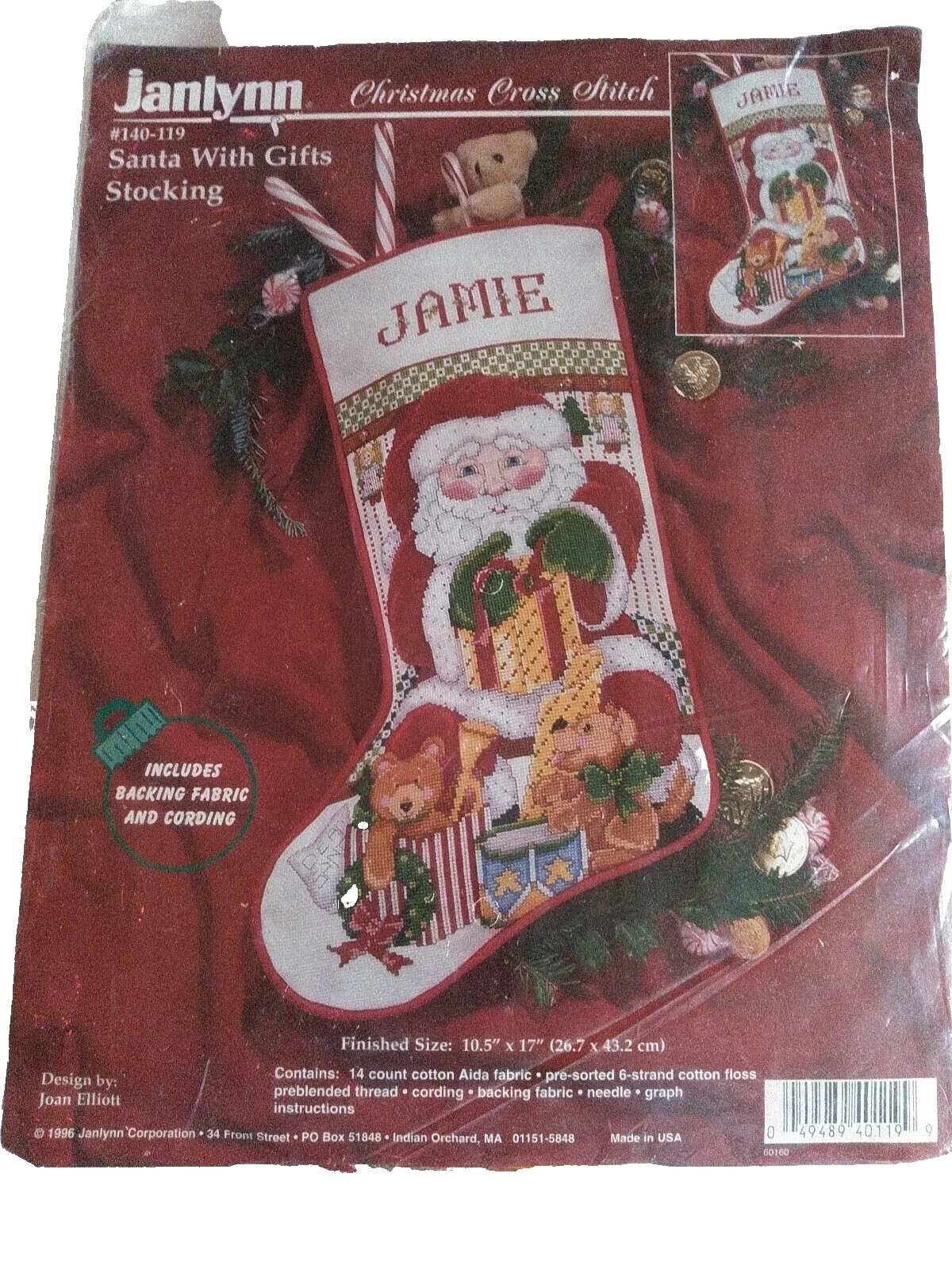 Janlynn Vacaciones/Navidad kits de Bordado