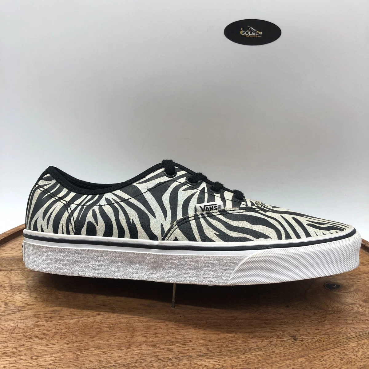 Vans Doheny Zebra Print Women\'s Skate Shoes Sneakers Size 9 Black White  Silver | eBay