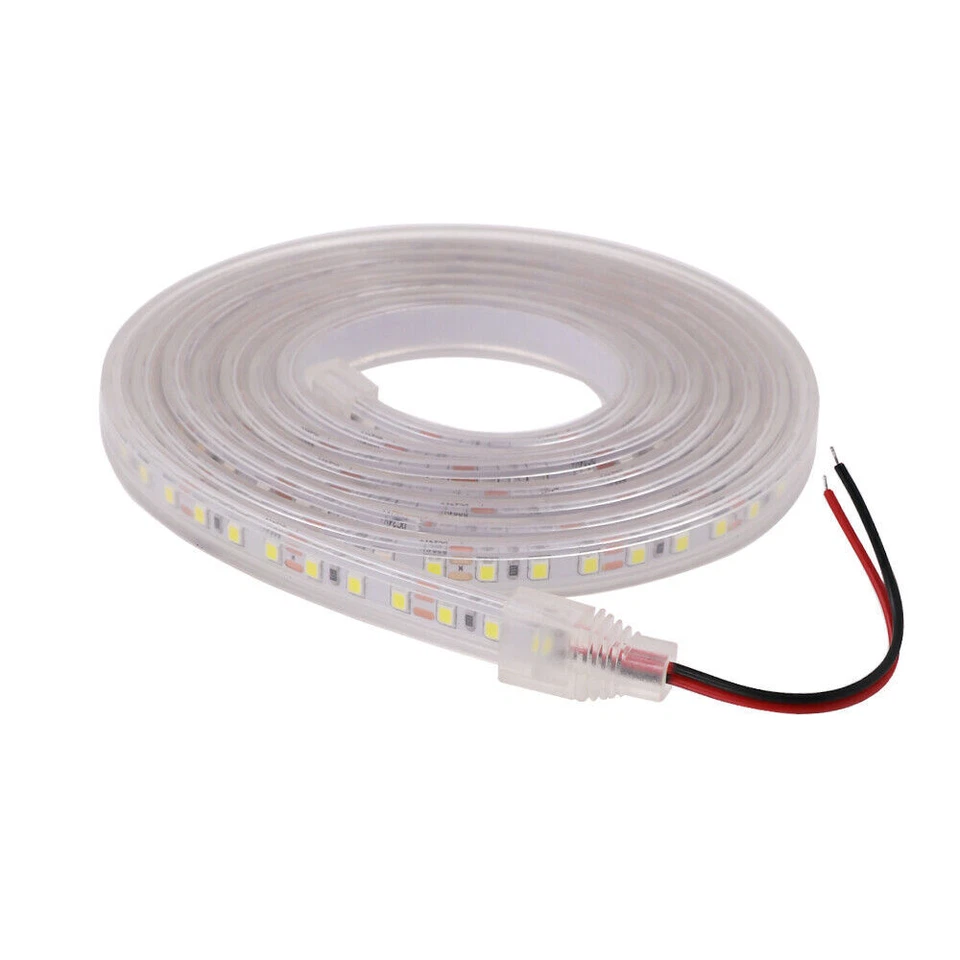 1m-20m 12V 24V 2835 LED Strip Flexible Rope IP68 Waterproof Lamp Outdoor Lights - Image 2 of 4