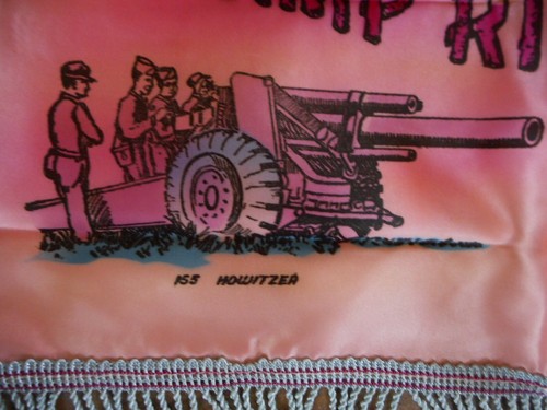 Camp Ripley MN Minnesota Military Vintage Pillow Souvenir Howitzer Tank - Picture 4 of 10
