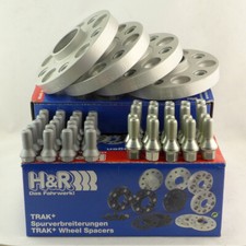 H&R Spurverbreiterung 50/90mm silber für BMW 1er 3er 5er 6er 7er 8er