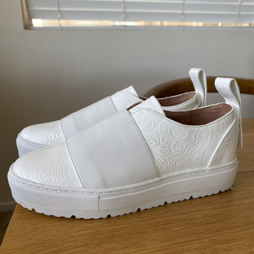 Jil Sander Navy Womens Slip On Casual Designer Fashion Sneakers White Size 5 US