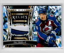 2022-23 Upper Deck Black Diamond Mine Relics Premium Cale Makar /25 #DMA-MA