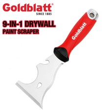 Goldblatt 9-in-1 Drywall Paint Scraper Stainless Steel Blade Putty Knife Scraper