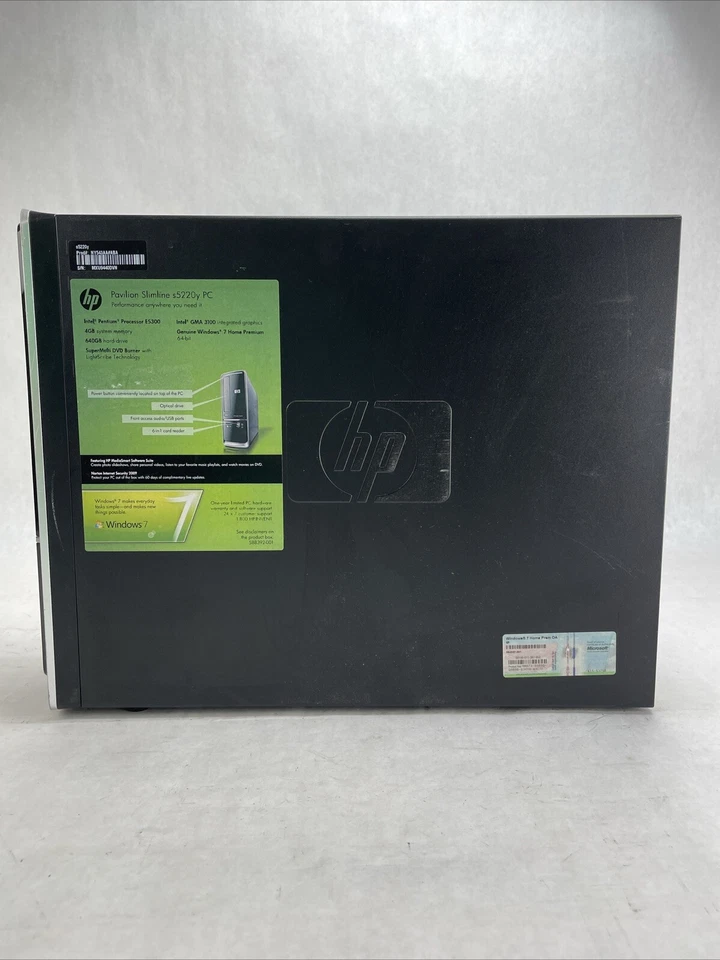 HP Pavilion S5000 SFF Intel Pentium Dual-Core E5300 2.6GHz 2GB RAM No HDD No OS - Image 4 of 4