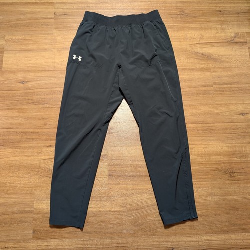 Under Armour Storm Launch 2.0 Pants Mens Large Black 4-Way Stretch Slim Fit