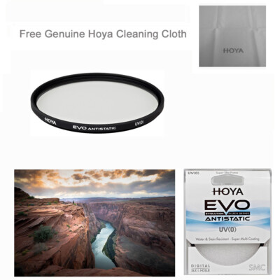 Hoya 55mm EVO Antistatic UV(0) Super Multi-Coated Filter. U.S Authorized Dealer