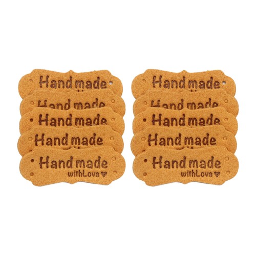 Sewing Accessories Garment Labels Clothes Tags Hand Made With Love Label - Picture 21 of 22