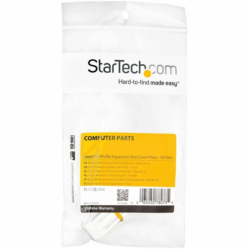 Copertura protettiva Startech PLATEBLANK Nero - Immagine 3 di 3