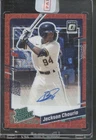 2023 Panini Donruss Optic Red Mojo Prizm Jackson Chourio 22/25 Auto RC