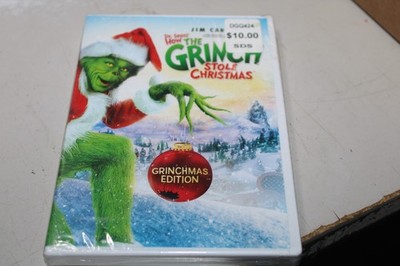 Dr. Seuss' How The Grinch Stole Christmas (DVD, 2000, Grinchmas)