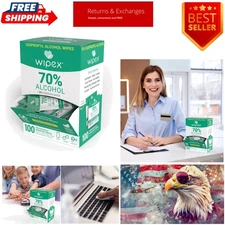 Eco-Friendly 70% Isopropyl Alcohol Wipes - Safe and Versatile for Daily Use