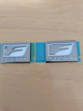 Lexus RX 2025 Silver Metal Emblem Set Left/Right OEM Condition