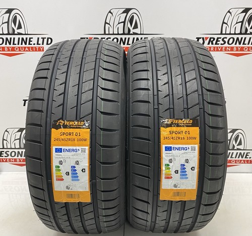 4 X 245 45 18 TERCELO 245/45ZR18 100W BRAND NEW M+S C&B RATED TYRES 2454518 - Picture 7 of 10