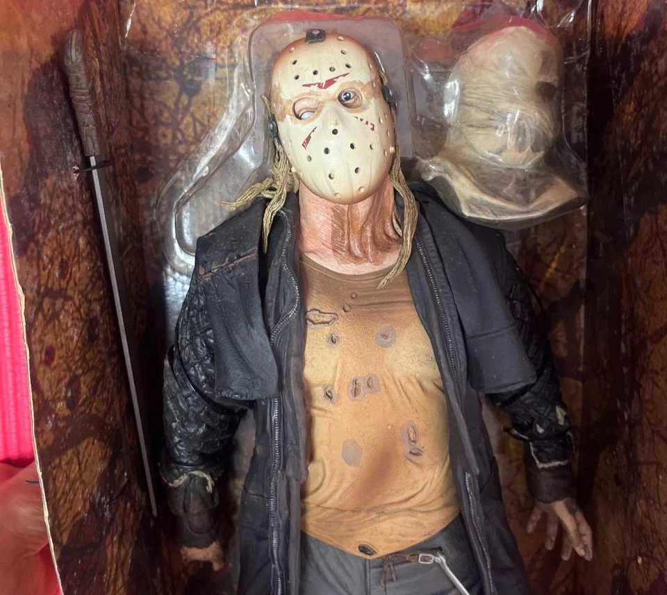 NECA Friday The 13th Jason Voorhees 19-inch Action Figure Rare Item - Image 2 of 3