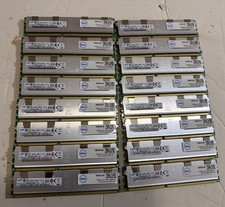 Lot of 16 Samsung 16GB 4Rx4 PC3L 8500R M393B2K70CM0-YF8 Server RAM