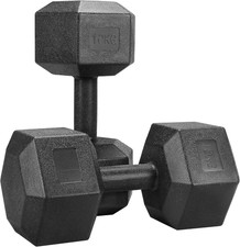 Lot De 2 Haltères Courts 2X5Kg /7,5Kg Ou 10Kg Kit Haltères Musculation Fitness P
