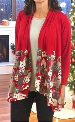  Gone to the Cats  Kimono-Christmas Limited Edition Shawl 2X