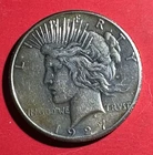 1927 US Peace SILVER Dollar! "Philadelphia" Mint! Choice AU Details!
