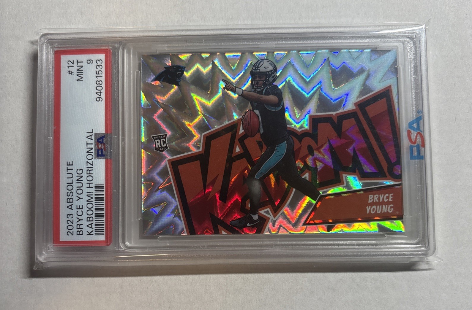 2023 Panini Absolute - Kaboom! Horizontal Bryce Young #12 (RC)