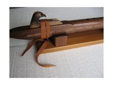 Native American Flute - Solid Walnut - Key of Low D - Hand Made
