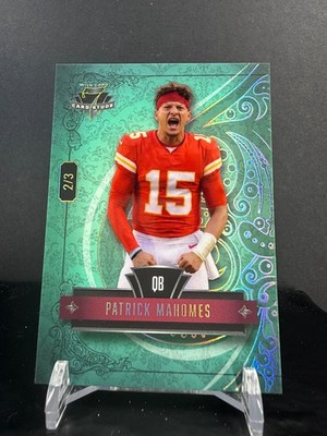 CZ4-099 - 2026 Wild Card - 7 Card Studs - Patrick Mahomes - 2/3 - Green